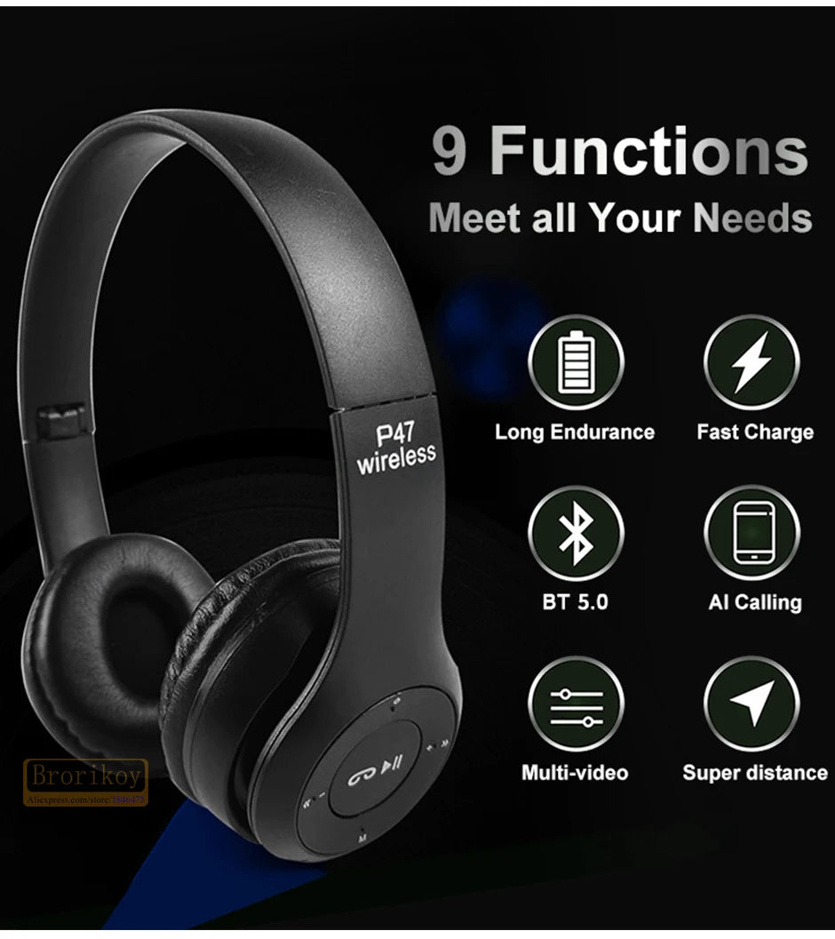 Vibez P47 Wireless Headphones