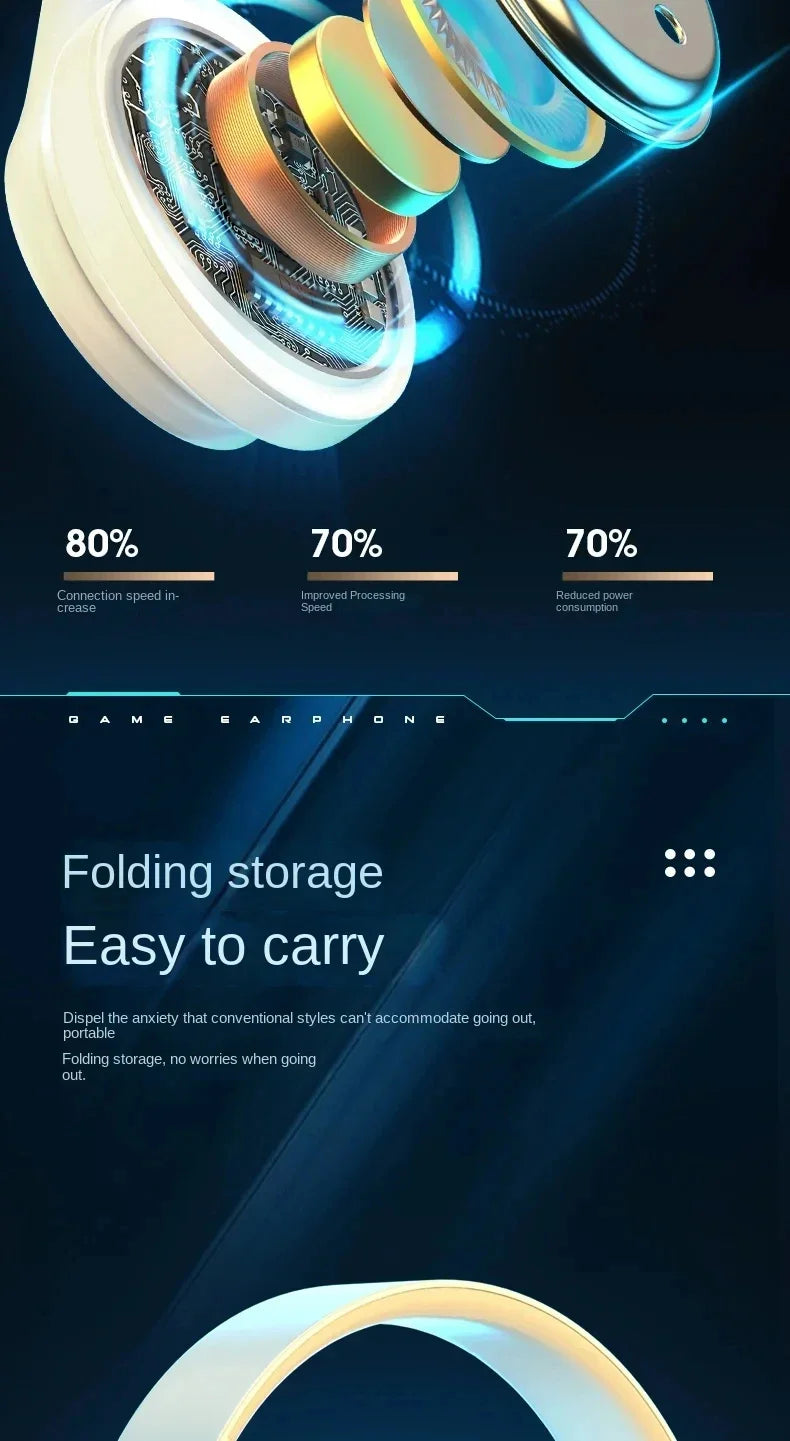 Vibez Bluetooth RGB Noise Cancellation Headphones