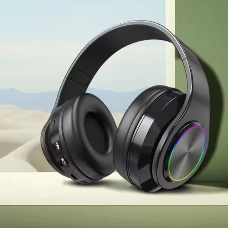 Vibez Bluetooth RGB Noise Cancellation Headphones