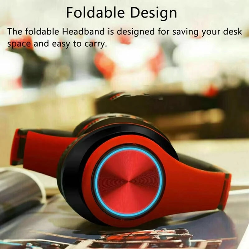 Vibez Bluetooth RGB Noise Cancellation Headphones