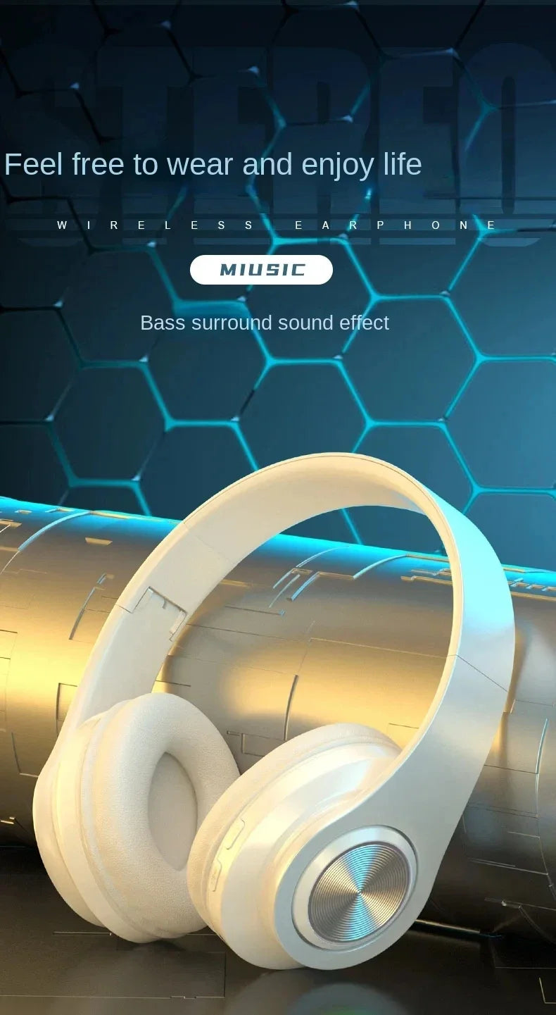 Vibez Bluetooth RGB Noise Cancellation Headphones